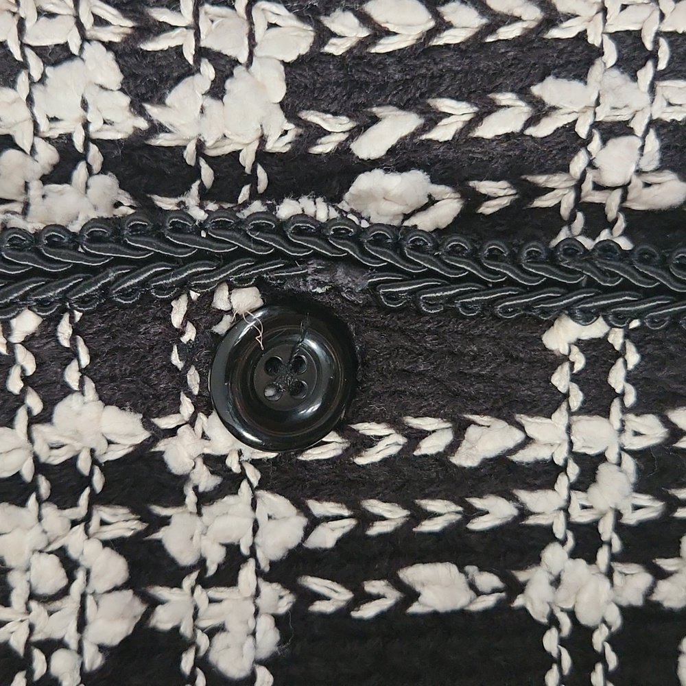JM COLLECTION | Bouclé Tweed Blazer S/M - Picture 3 of 9